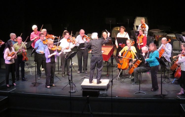 orchestra onstage