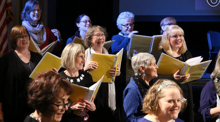 Singing in community brings joy to all involved!