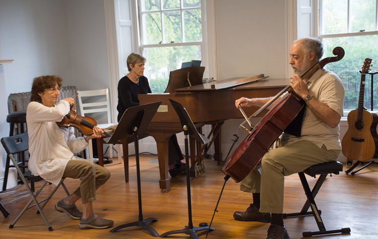 Chamber musicians benefit from expert coaching.