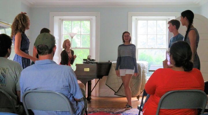 Musical Theatre Audition Intensive students build their audition book