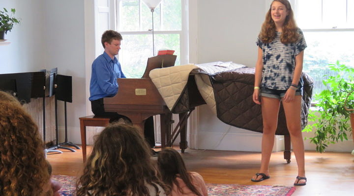 Students develop confidence in solo performance work.