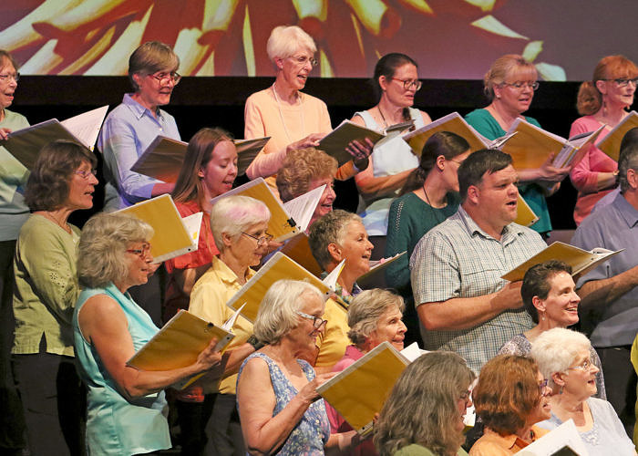 Juneberry choral performance