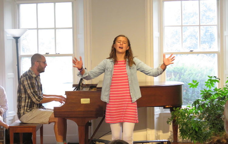 Musical Theater Singing Workshop students build their audition book