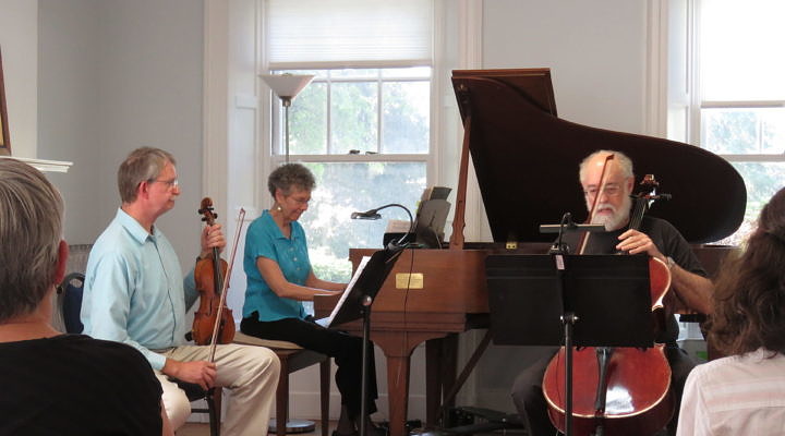 Chamber music performance at Upper Valley Music Center