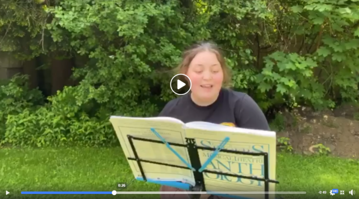 Musical Theater Singing Workshop students build their audition book