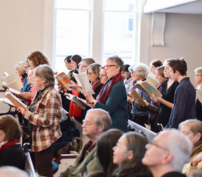 Chorus at 2019 Messiah Sing with Orchestra