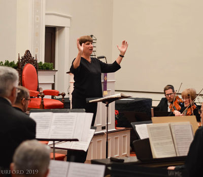 Orchestra at 2019 Messiah Sing with Orchestra