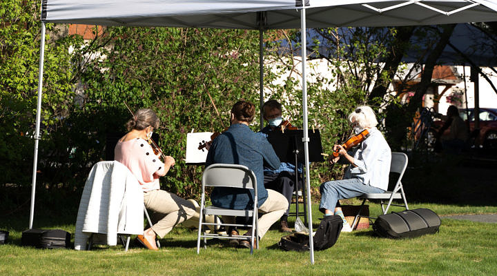Chamber music performance at Upper valley Music Center