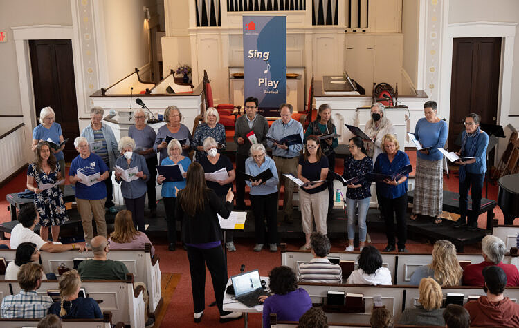 Singing in community brings joy to all involved!