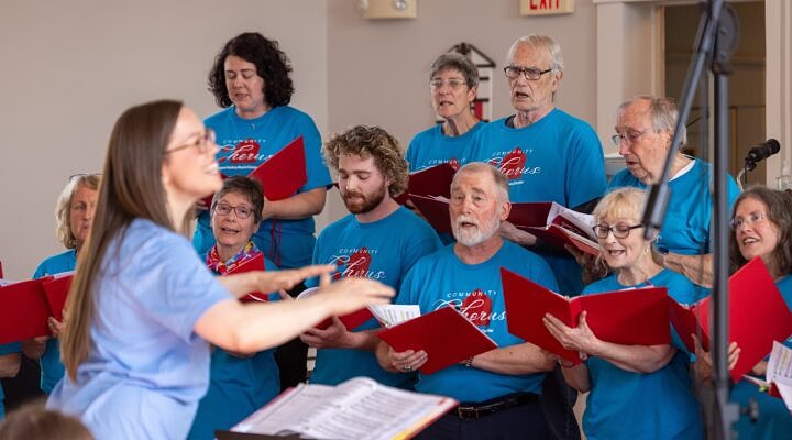 Singing in community brings joy to all involved!