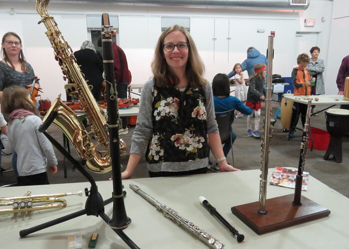 Faith Goodness with instruments