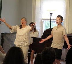 Singing for the Stage summer camp final performance